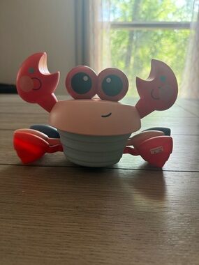Stackable Red Crab Bath Toy - Fun Stacking Play for Kids